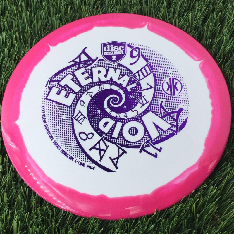 Discmania Horizon S-Line MD4 with Kyle Klein Signature Series - Eternal Void Egyptian Hieroglyphs Stamp - 179g Pink