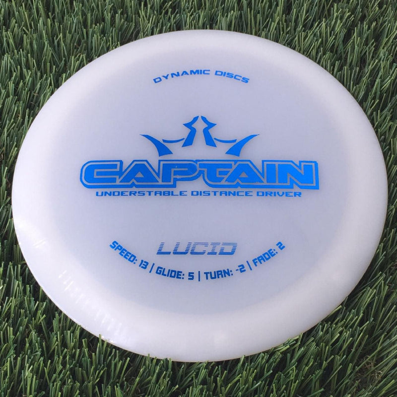 Dynamic Discs Lucid Captain - 174g - Translucent White