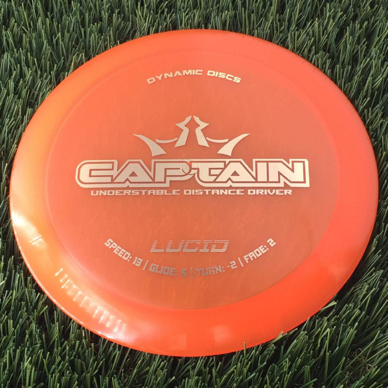 Dynamic Discs Lucid Captain - 173g - Translucent Orange