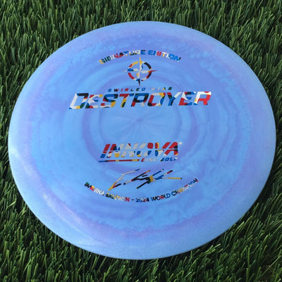 Innova Swirled Star Destroyer with Eveliina Salonen - 2024 World Champion Signature Edition Stamp - 147g Light Blurple