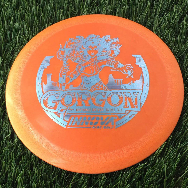 Innova Gstar Gorgon with Burst Logo Stock Stamp - 158g Orange