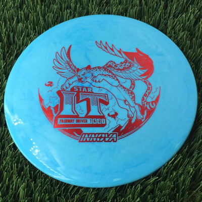 Innova Star IT with Burst Logo Stock Stamp - 175g Blue