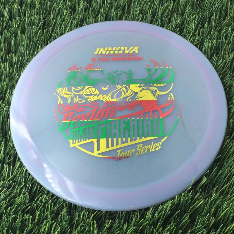 Innova Proto Color Glow Champion Firebird with Nate Sexton "Sexybird" 10 Year Anniversary Tour Series Stamp - 175g - Translucent Muted Purple