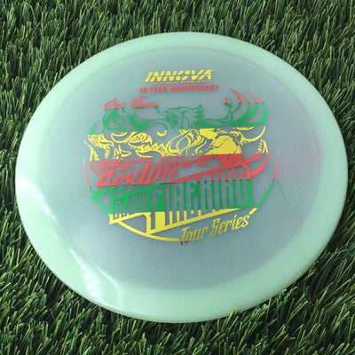 Innova Proto Color Glow Champion Firebird with Nate Sexton "Sexybird" 10 Year Anniversary Tour Series Stamp - 175g - Translucent Muted Green