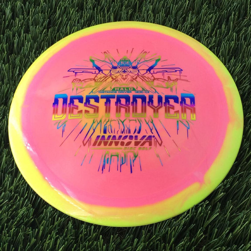 Innova Halo Star Destroyer with Burst Logo Stock Stamp - 161g Yellow