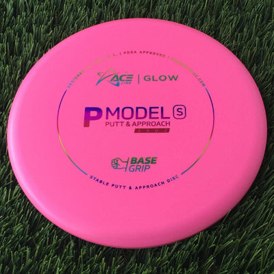 Prodigy Ace Line Basegrip P Model S with Cale Leiviska 2021 Bottom Stamp Stamp - 174g Super Pink