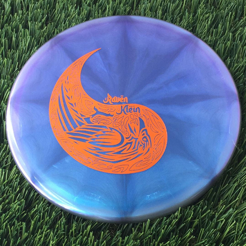 Dynamic Discs Lucid Chameleon Suspect with Raven Klein Yin and Yang Raven Stamp - 175g - Translucent Dark Blue