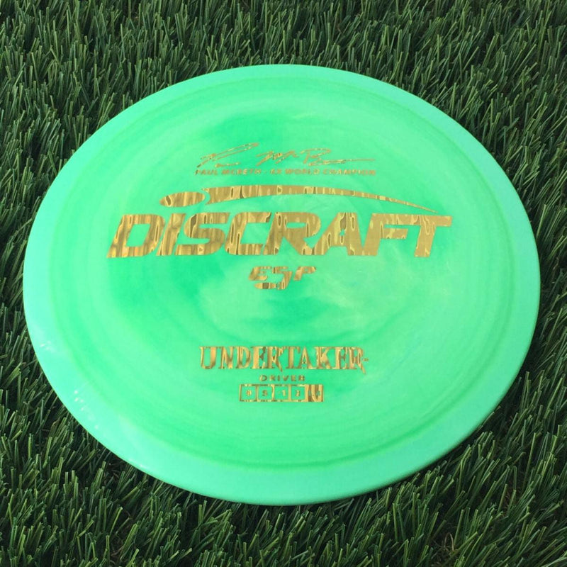 Discraft ESP Undertaker with Paul McBeth - 6x World Champion Signature Stamp - 172g Light Green