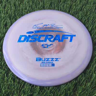 Discraft ESP Buzzz with Paul McBeth - 6x World Champion Signature Stamp - 177g Light Purple