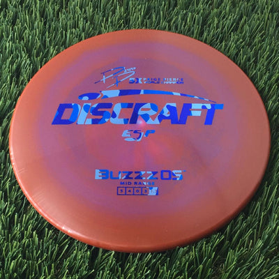 Discraft ESP BuzzzOS with PP 29190 5X Paige Pierce World Champion Stamp - 177g Orangish Brown