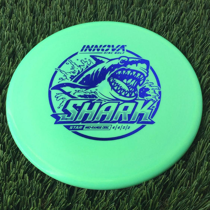 Innova Star Shark with Burst Logo Stock Stamp - 180g Light Green