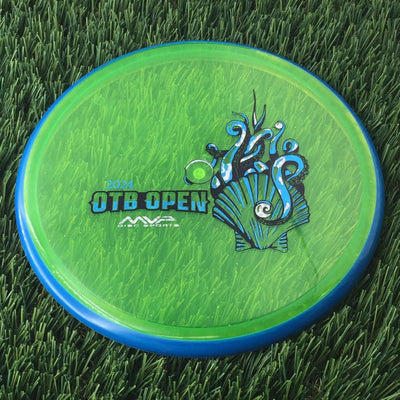 Axiom Proton Soft Paradox with OTB Open 2024 - Art by Pirate Nate Stamp - 174g - Translucent Lime Green