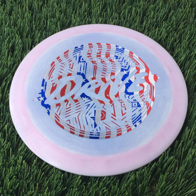 Discraft ESP Drive with Paige Pierce - PP Logo - ZigZag Pattern Stamp - 174g Off Pink