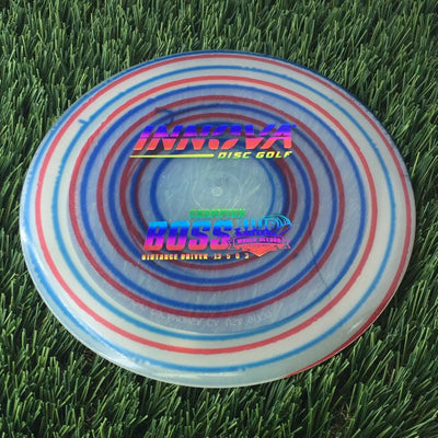 Innova Champion I-Dye Boss with Burst Logo Stock 1108 Feet World Record Stamp - 175g - Translucent Dyed