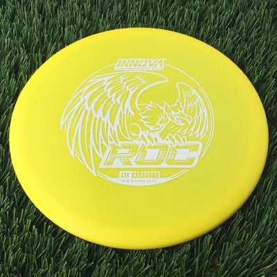 Innova DX Roc with Burst Logo Stock Stamp - 112g Yellow