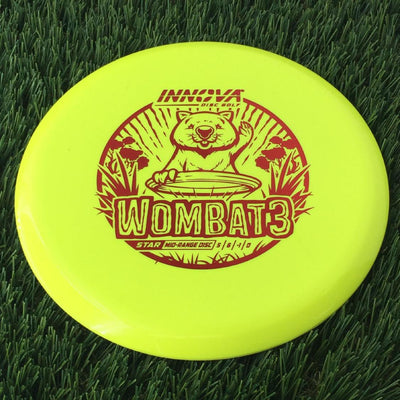 Innova Star Wombat3 with Burst Logo Stock Stamp - 180g Yellow