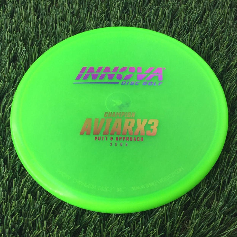 Innova Champion AviarX3 with Burst Logo Stock Stamp - 167g Green