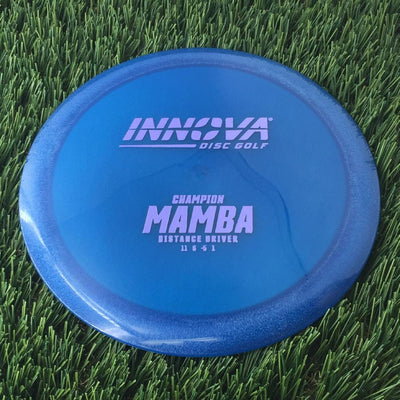 Innova Champion Mamba with Burst Logo Stock Stamp - 147g - Translucent Blue