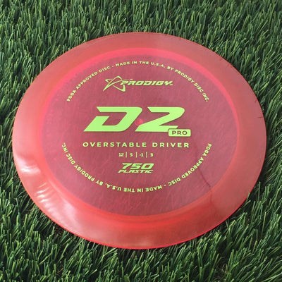 Prodigy 750 D2 Pro - 172g - Translucent Red