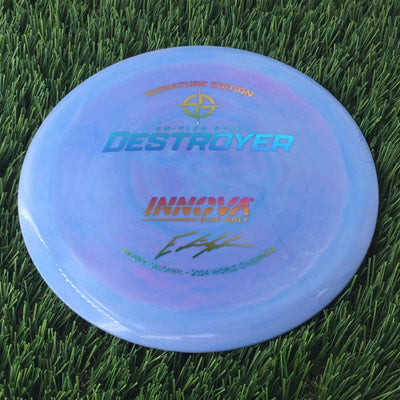 Innova Swirled Star Destroyer with Eveliina Salonen - 2024 World Champion Signature Edition Stamp - 163g Blue