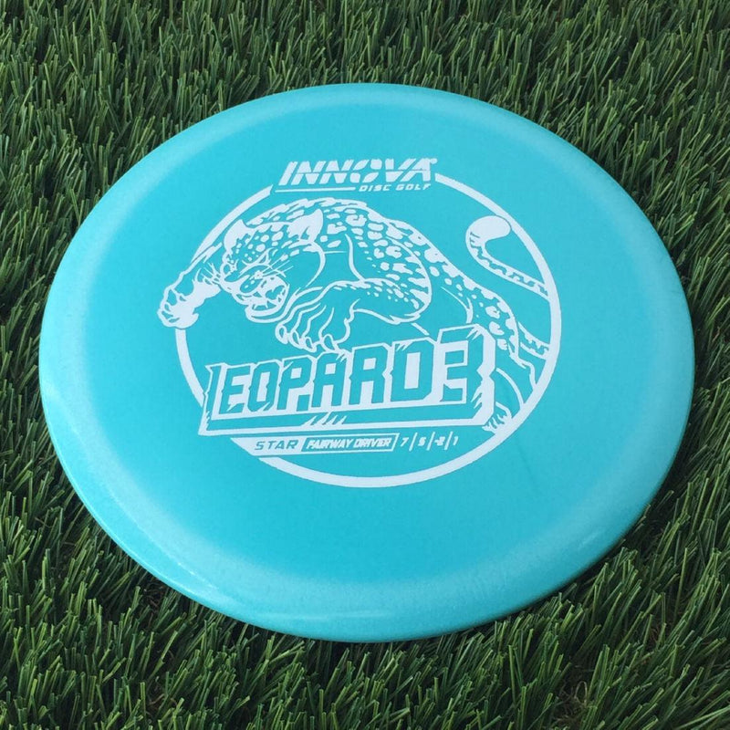 Innova Star Leopard3 with Burst Logo Stock Stamp - 158g Light Blue