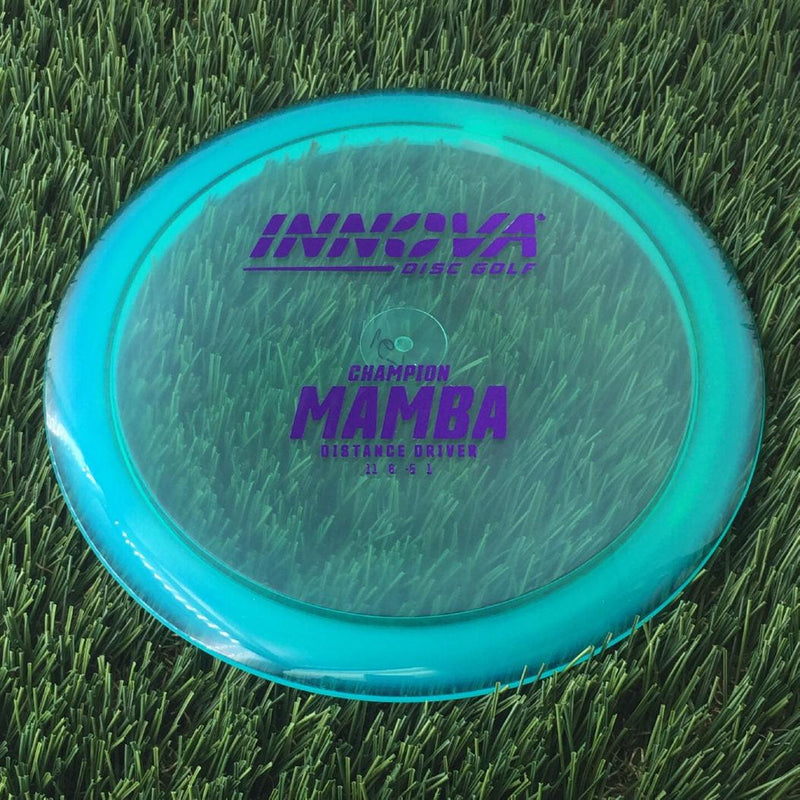 Innova Champion Mamba with Burst Logo Stock Stamp - 167g - Translucent Blue