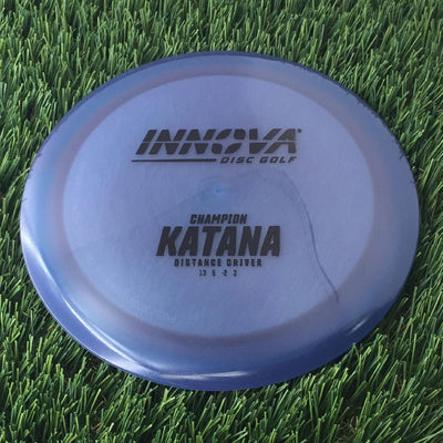 Innova Champion Katana with Burst Logo Stock Stamp - 167g - Translucent Bluish Purple