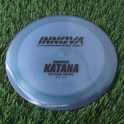 Innova Champion Katana with Burst Logo Stock Stamp - 167g - Translucent Bluish Grey