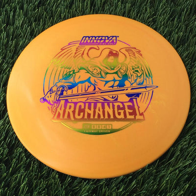 Innova DX Archangel with Burst Logo Stock Stamp - 164g Light Orange