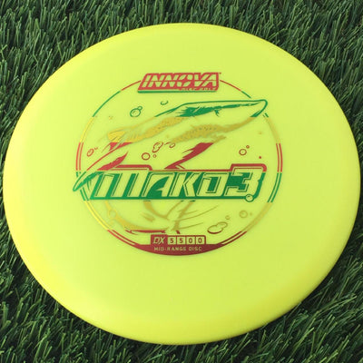 Innova DX Mako3 with Burst Logo Stock Stamp - 159g Yellow