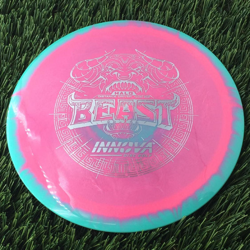 Innova Halo Star Beast with Burst Logo Stock Stamp - 171g Turquoise Pink