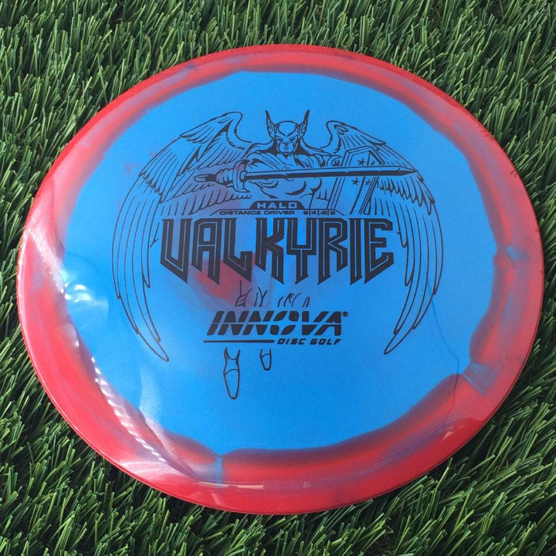 Innova Halo Star Valkyrie with Burst Logo Stock Stamp - 166g Bluish Red