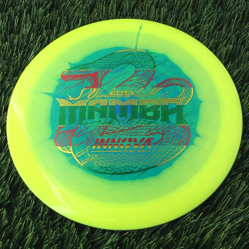 Innova Halo Star Mamba with Burst Logo Stock Stamp - 170g Turquoise Yellow