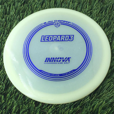 Innova Champion Glow Leopard3 with Burst Logo Stock Stamp - 170g - Translucent Glow