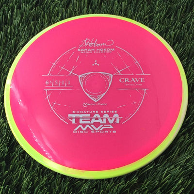 Axiom Neutron Crave with Sarah Hokom World Champion Signature Series Team MVP Stamp - 161g Pink