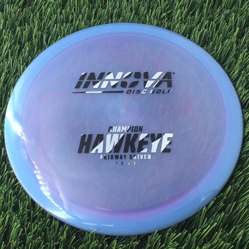 Innova Champion Hawkeye with Burst Logo Stock Stamp - 171g - Translucent Blurple