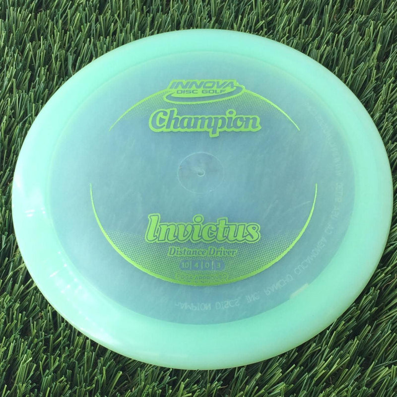 Innova Champion Invictus with Circle Fade Stock Stamp - 175g - Translucent Light Blue