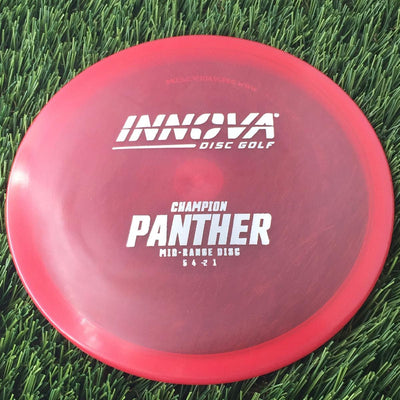 Innova Champion Panther with Burst Logo Stock Stamp - 171g - Translucent Red