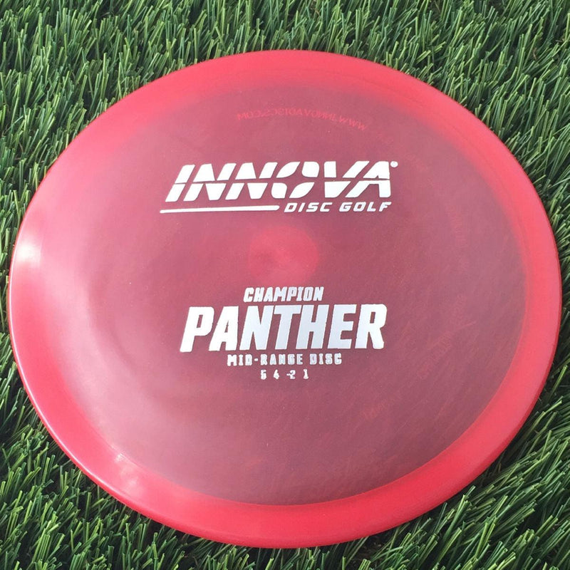 Innova Champion Panther with Burst Logo Stock Stamp - 171g - Translucent Red