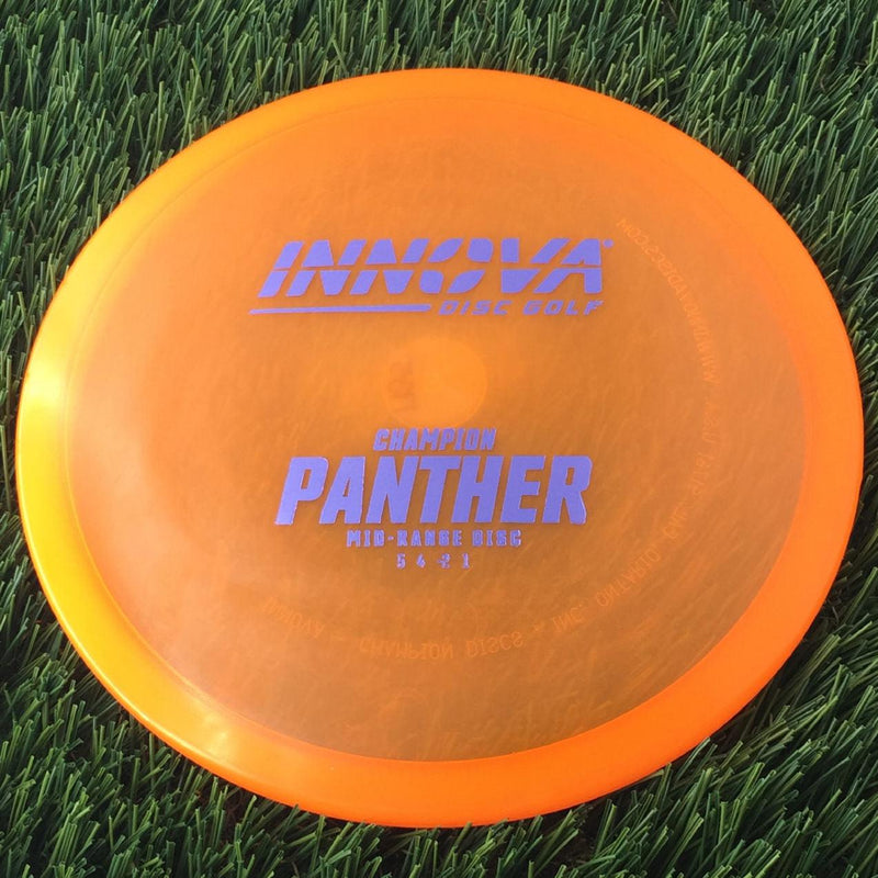 Innova Champion Panther with Burst Logo Stock Stamp - 175g - Translucent Orange