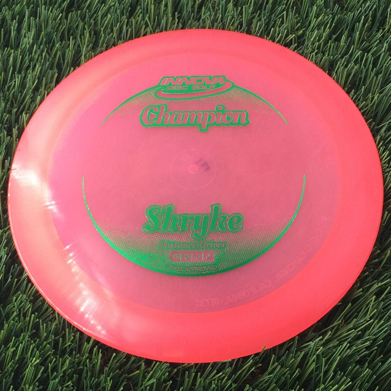 Innova Champion Champion Shryke with Circle Fade Stock Stamp - 171g - Translucent Pink