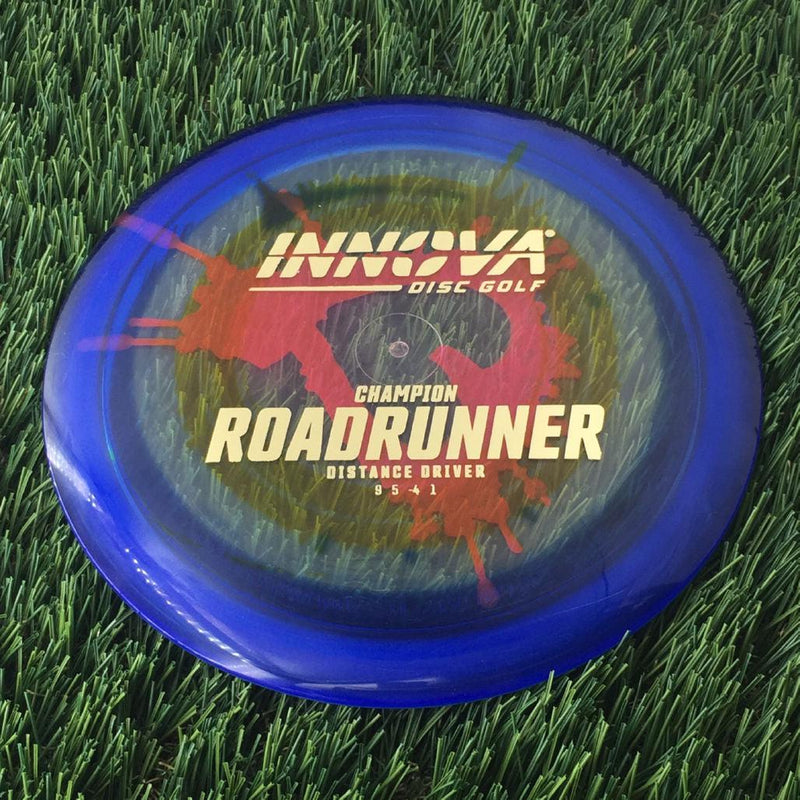 Innova Champion I-Dye Roadrunner with Burst Logo Stock Stamp - 169g - Translucent Bluish Dyed