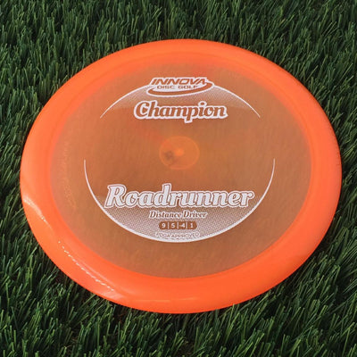 Innova Champion Roadrunner with Circle Fade Stock Stamp - 172g - Translucent Orange