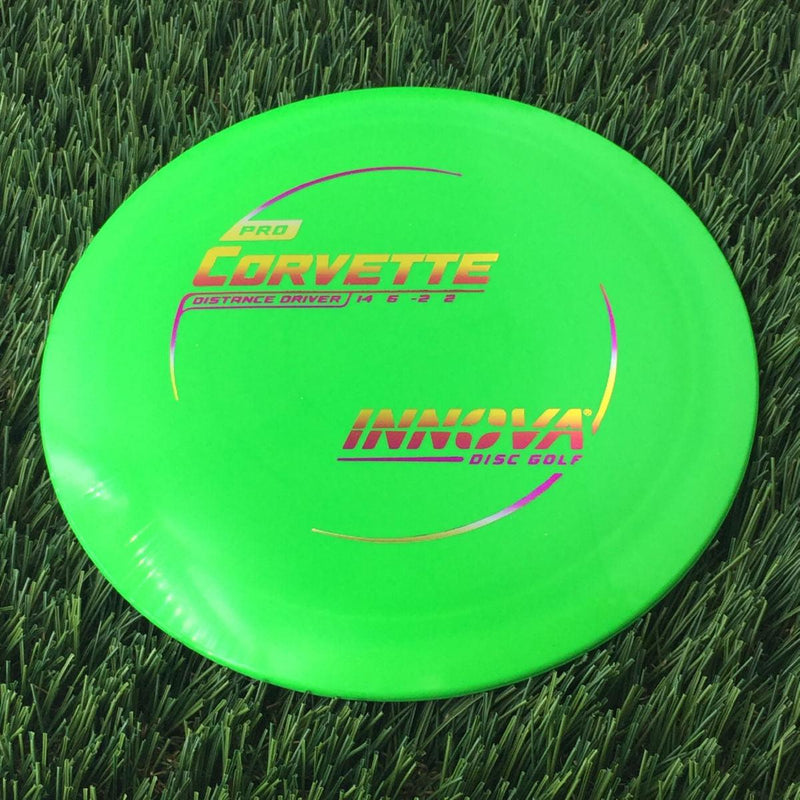 Innova Pro Corvette with Burst Logo Stock Stamp - 170g Green