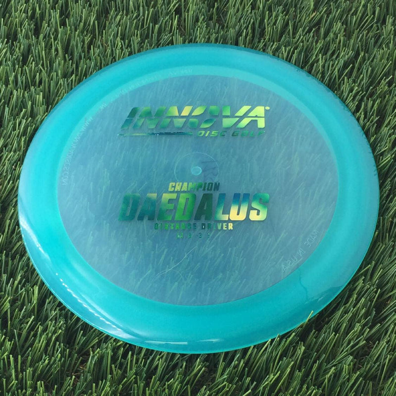 Innova Champion Daedalus with Burst Logo Stock Stamp - 175g - Translucent Blue