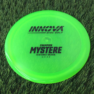 Innova Champion Mystere with Burst Logo Stock Stamp - 168g - Translucent Green