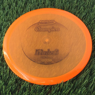 Innova Champion Mako3 with Circle Fade Stock Stamp - 167g - Translucent Orange