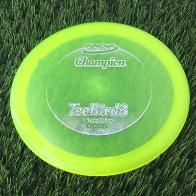 Innova Champion Teebird3 with Circle Fade Stock Stamp - 172g - Translucent Yellow