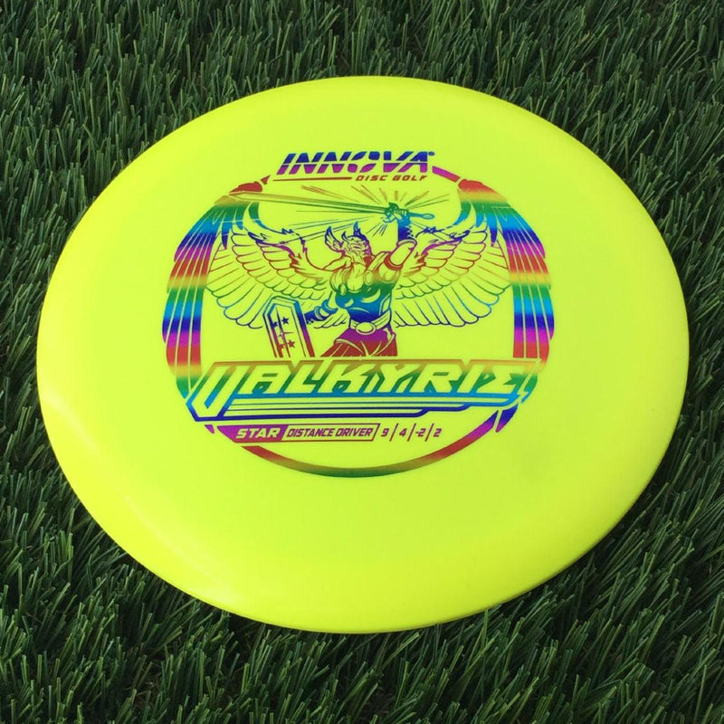 Innova Star Valkyrie with Burst Logo Stock Stamp - 175g Yellow