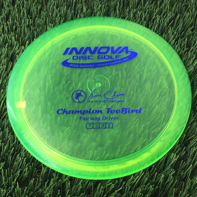 Innova Champion Teebird with Ken Climo 12x World Champion Stamp - 175g - Translucent Green